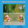 2015 new design polyresin animal card holder in monkey shape